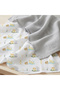 100% Cotton Muslin Baby Blanket 100X100 cm Petits Canetons - Baby Duck Pattern - 2