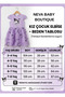 White Girls' Kuromi Printed Tulle Tutu Short Sleeve Dress 100% Cotton – Birthday / Special Occasion / Party 3-8 Years - 9