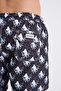 Men's Octopus Swim Shorts Black-White - 4