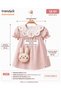 Baby Girl Dress with Bag Embroidered Summer Dress Holiday Birthday Dress 9-12-18-24 Months - 3