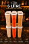 6 Pcs 6 Liter Food and Grain Storage Container Pantry Box Set of 6 Luxury Stylish Box White - 5
