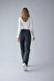 Women's Stretchy Wide-Leg Smoked Palazzo Jeans - 6