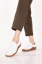 Genuine Leather Anatomical Sole Comfortable Daily Shoes Usl.2201 White - 7