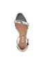 Insraa Stiletto Heeled Sandal with Rhinestone Buckle - 6