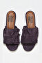 Purple Suede Women's Flat Slippers 01Wn1908 - 6