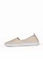 Beige Flotter Leather Women's Flat Ballerinas 01We1806 - 3