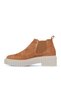 Tan Light Suede Women's Heeled Boots 01Wz6311 - 3
