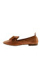 Tan Leather Women's Flat Ballet Flats 01Wr3117 - 4