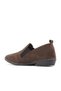 Brown Nubuck Women's Low Heel Shoes 01Wd3606 - 4