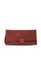 Burgundy Suede Women's Crossbody Bag - 2
