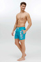 U.S. Polo Assn. 22004 Men's Medium Size Swim Shorts-Green