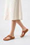 Women's Tan Soft Sole Flip Flops - 2