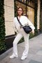 Sn 6018 Women's Water Resistant Parachute Fabric Hand Shoulder Bag Arm Bag Crossbody Bag Black - 5