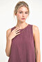 Crew Neck Sleeveless Relaxed Fit Maxi Dress - 4