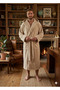 Hooded Bathrobe, Curly Bathrobe, 100% Cotton, Bath Sauna Bathrobe Women / Men Unisex Bathrobe - 2