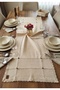 Handcrafted Lace Authentic Antique Embroidered Buldan Cendere Vintage 50X110Cm Runner