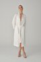 Vegan Silk Satin Six-Piece Bridal Dowry Set - Lx.26161 Ivory - 2