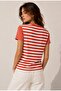 Organic Cotton Striped Relaxed t Shirt - 3
