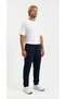 Men's Modena Classic Normal Waist Zippered Pocket Summer Cotton Sweatpants Dark Blue