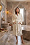 Hooded Bathrobe, Curly Bathrobe, 100% Cotton, Bath Sauna Bathrobe Women / Men Unisex Bathrobe