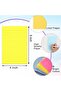 8-Color Lined Sticky Notes 4x6 Inch, 40 Sheets/Pad, Bright Self-Stick Notes Pad