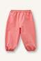 100% Cotton Balloon Fit Flexible Band Leg Linen Blend Pants for Baby Girl H4256A526Sm - 5