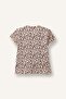 Crew Neck Leopard Patterned Ribbed Camisole 2-Piece Long Sleeve T-Shirt Baby Girl H3002A526Sm - 5