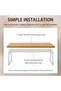 Modern Home Office Desk, Computer Desk for Writing, Gaming, Laptop, （120*60）cm ,Rustic Walnut - 5