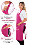 Simple kitchen apron with adjustable strap - 5