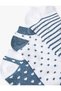 Set of 3 Striped Booties Socks - 3