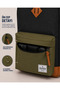 Atlas - Khaki Black Backpack, 15-inch Laptop Compatible, Waterproof, Unisex - 3