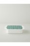 Plantopia Melamine 4-Piece Breakfast Container with Glass Lid 30x21 cm Dark Green