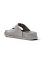 Elegance 7325 Double Buckle Silver Women's Slippers - 4