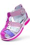 Orthopedic Baby Girl and Child Sandals Rainbow Series Fuchsia White Pink Gku2404B