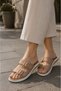 Agila Beige Softstep Women's Slippers - 4