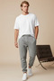 Men's Winter Warm Cotton Sporty Sweatpants with Elastic Legs - 3