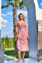 Floral Print Midi Dress with Heart Neckline