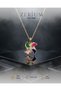 Trend Steel Women's Necklace 45 cm with Colorful Enamel Wind Rose Figure - 6