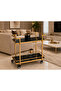 Mobile Modern Gold Console Table