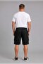 Relax Fit Straight Leg Plus Size Black Shorts H2058Ax26Sm - 4