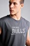 قميص بدون أكمام مطبوع عليه شعار NBA Chicago Bulls مصنوع من القطن بنسبة 100% G0911AX26SM - 6