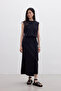 Black Short Vest - Front Buttoned - 2