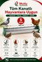 Pigeon Feeders 5 Pieces Metal 100 cm Feeder Pigeon Quail Mail Şebap Feeder Ornament Dove - 7