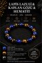 Certified Natural Lapis Lazuli, Tiger Eye & Hematite Bracelet – Wisdom, Strength & Protection