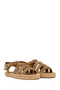 Women's Tan Ankle Buckle Suede Leather Espadrille Sandals 26Sfd205610 - 2