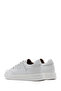 Men's White Lace-Up Thick-Soled Sports Shoes, Leather Sneaker 26Sfd6102Ft - 6
