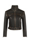 Nina Women's Black Vintage Leather Jacket 26Sgd5653Vd - 4