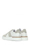 Men's White Lace-Up Sports Shoes, Leather Sneaker 26Sfd681314 - 6