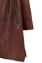 Daniela Women Brown Hooded Long Oversized Leather Coat 25Wge5328Nc - 6