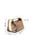حقيبة كتف صغيرة نسائية مزينة بالترتر البرونزي 26PBD2718ML - 2